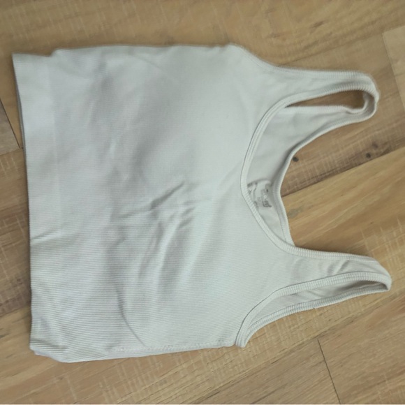 Profit White Ribbed Tank - Picture 2 of 4